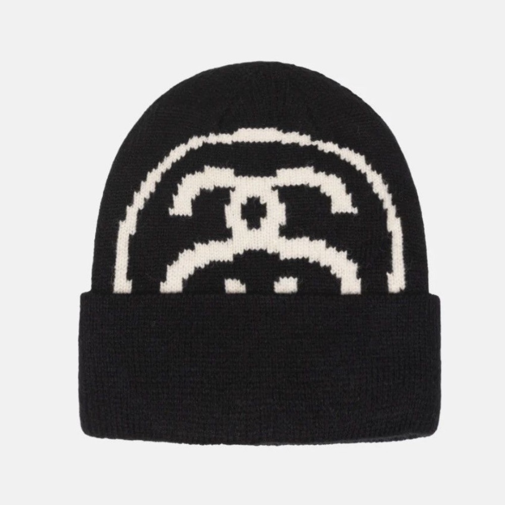 Stussy Big Link Cuff Beanie Black